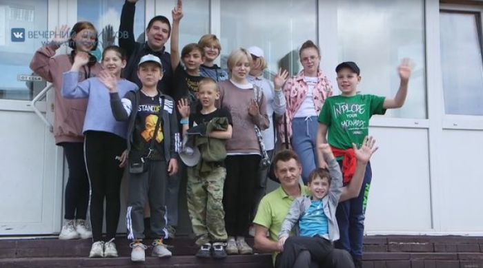 Воспитанники Острова надежды на телестудии Вечерний Дмитров